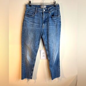 Everlane Women’s Blue The Curvy Cheeky Denim High Rise Cropped Jeans Size 27